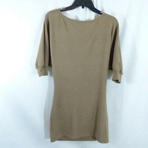 Max and Ash Sweater Size Small Brown Low Ring Back